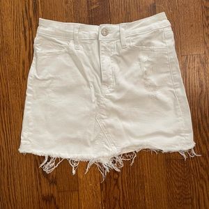 White Denim skirt